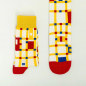 Preview: Socken Kunstwerke - Mondrian "Broadway Boogie Woogie"